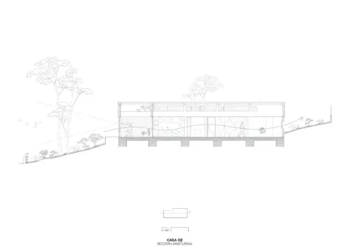 6-Sección longitudinal_Casa GE