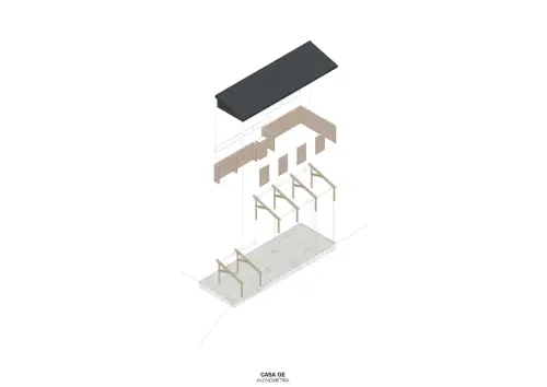 9-Axonometría_Casa GE